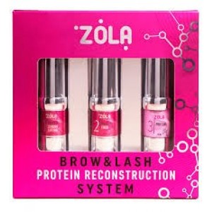 Zola Brow & Lash Protein Reconstruction System (3 x10ml)